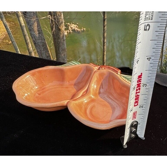 Vtg Belmar of California Pottery Perfect Pair Pear Double Spoon Rest #320 -A21 - Picture 4 of 10